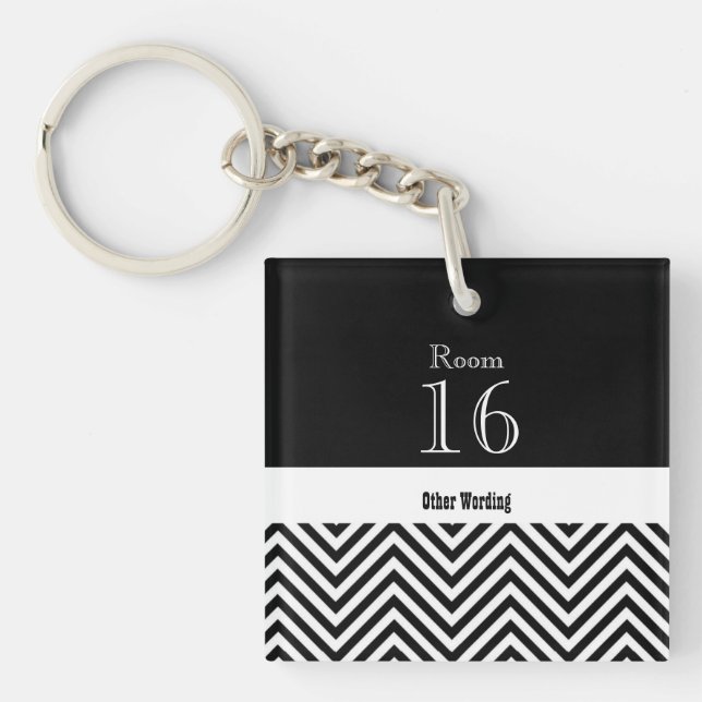 Porte-clefs Clé de pièce de station de vacances de loge (Devant)