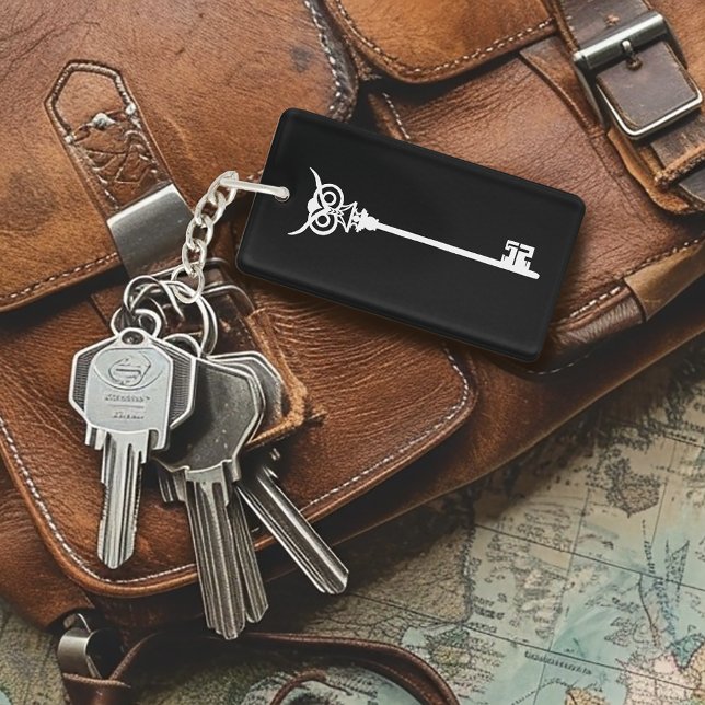 Porte-clefs Clé de squelette de la Chouette tribale (Créateur téléchargé)