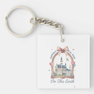 Porte-clefs Clé magique de Maman - Maman la plus heureuse et m