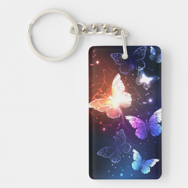 Porte-clefs Clowing Night Butterflies (Devant)