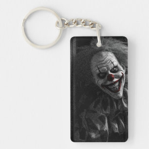 Porte-clefs Clown d'Halloween effrayant
