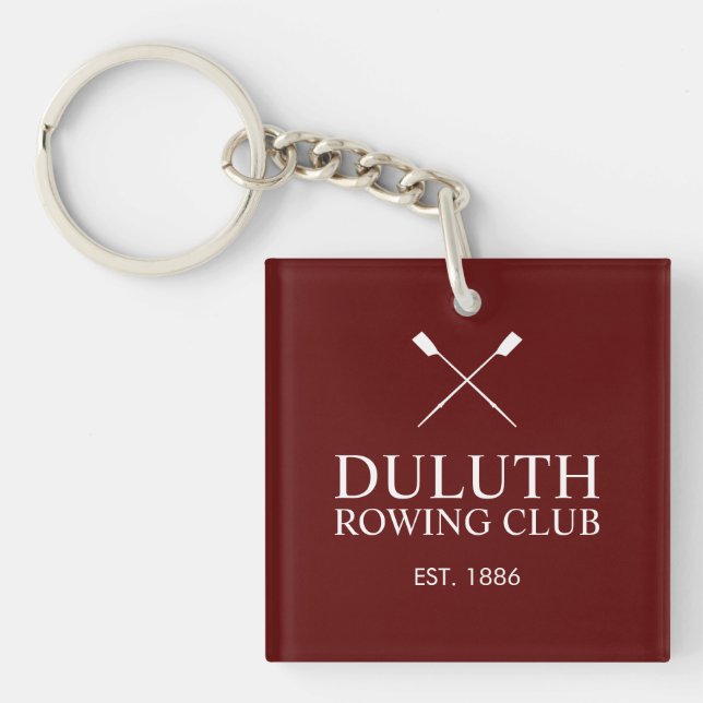 Porte-clefs Club d'aviron classique (Devant)