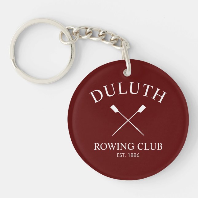 Porte-clefs Club d'aviron classique (Devant)