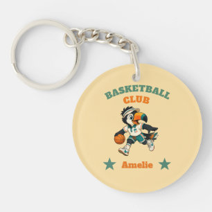 Porte-clefs Club de basket-ball Rétro Toucan Enfants Personnal