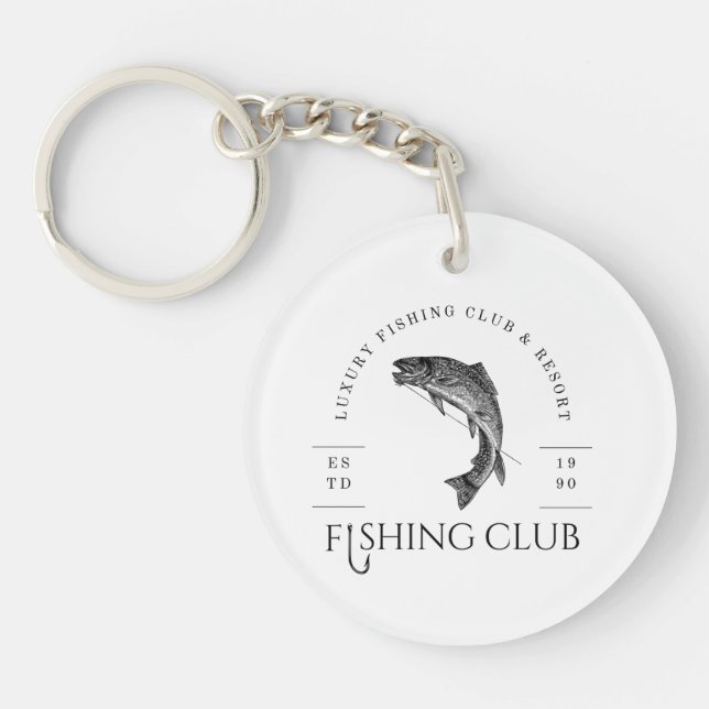 Porte-clefs Club de pêche (Devant)