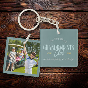 Porte-clefs Club des Grands-Parents Photo C'est un Style de Vi