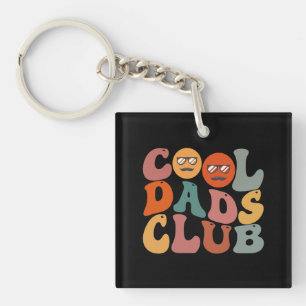 Porte-clefs Club des papas cool Papa Fête des pères Rétro Groo