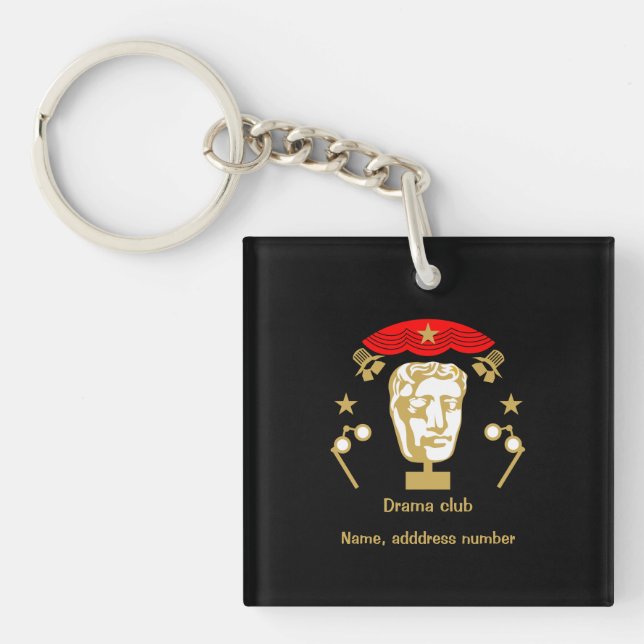 Porte-clefs Club dramatique de théâtre par intérim (Devant)