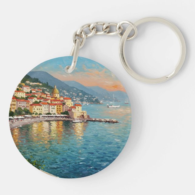 Porte-clefs Coastal Village (Dos)
