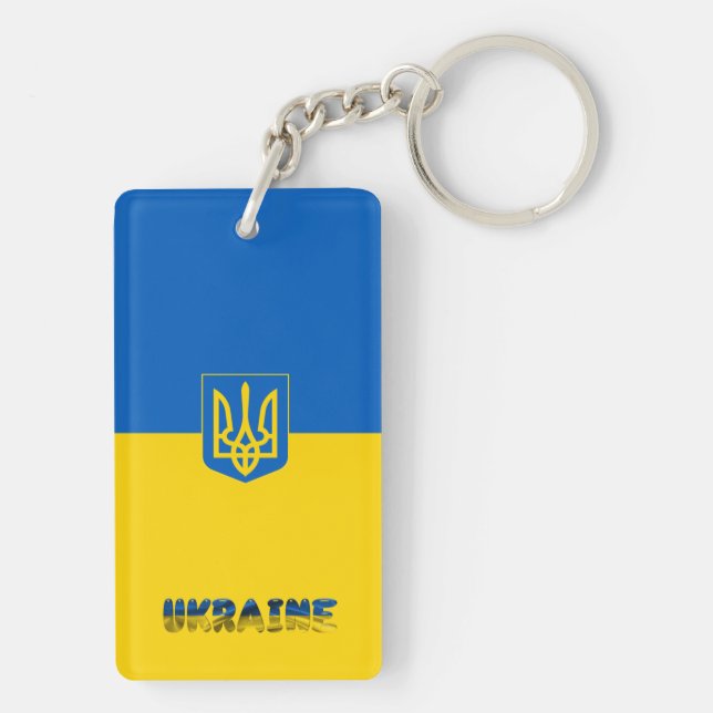 Porte-clefs Coat des bras de Ukrainian (Dos)