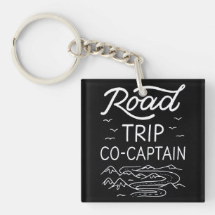Porte-clefs Cocapitaine de road trip I - Navigateur de camping
