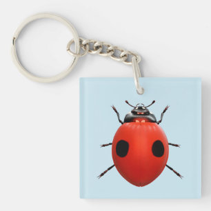 Porte-clefs Coccinelle Chanceuse
