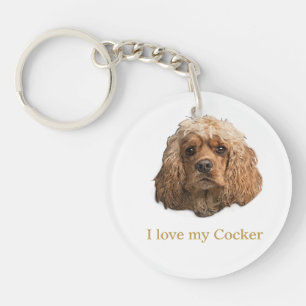 Porte-clefs cocker Spaniels