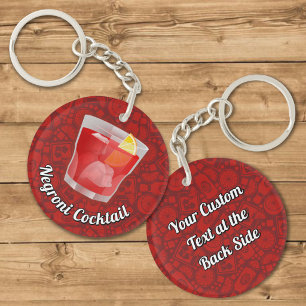 Porte-clefs Cocktail Negroni