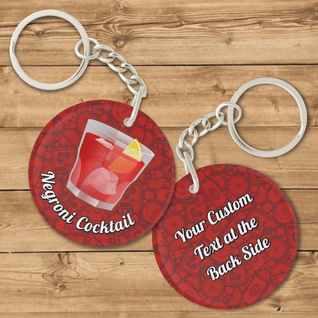 Porte-clefs Cocktail Negroni (Créateur téléchargé)