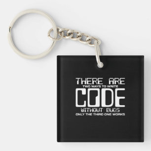 Porte-clefs Code Écriture Programmer sans bogues