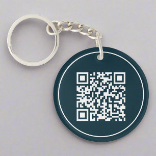 Porte-clefs Code QR personnalisé Entreprise sans contact