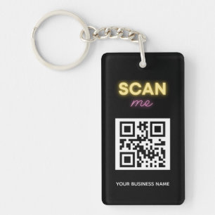Porte-clefs Code QR professionnel personnalisé