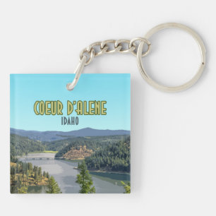 Porte-clefs Coeur d’Alene Idaho Souvenir