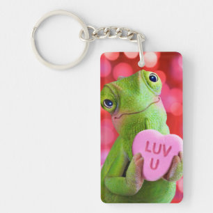 Porte-clefs Cœur de Caméléon (Je t'aime)