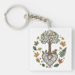 Porte-clefs Coeur de la Terre