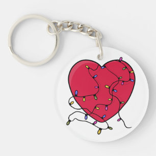 Porte-clefs Coeur éclairé