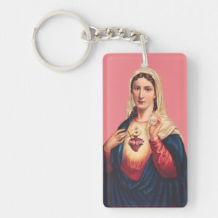 Porte-clefs Cœur immaculé de la Vierge Marie