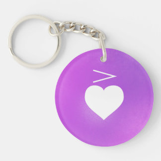 Porte-clefs Coeur Musique Notation Amour Langue : Accent