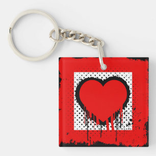 Porte-clefs Coeur profond