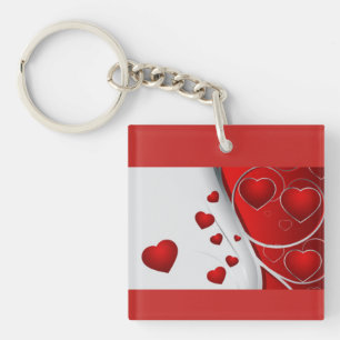 PORTE-CLEFS **COEURS D'AMOUR** **PORTE - CLÉ**