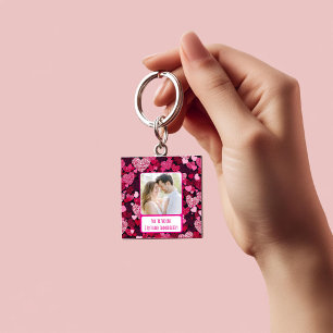Porte-clefs Coeurs rose Parkly I Texte De Retour Immédiatement