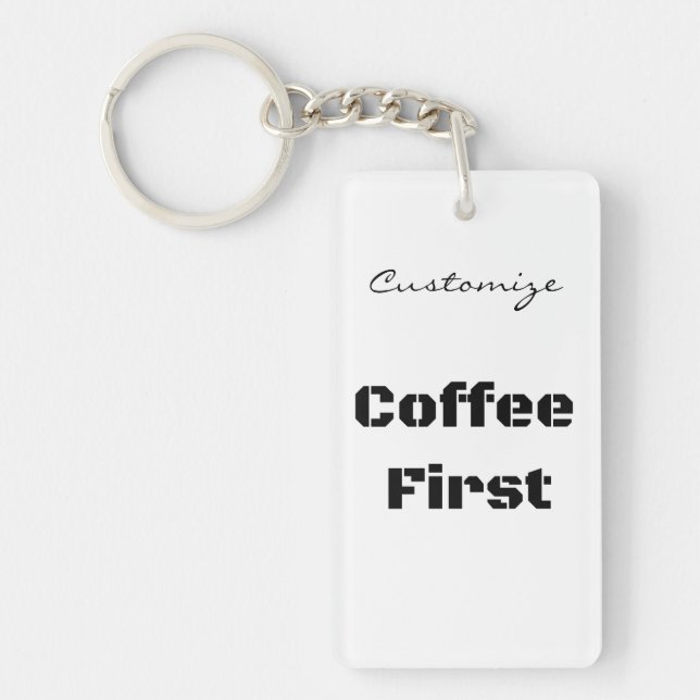 Porte-clefs Coffee First Thunder_Cove (Devant)