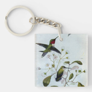 Porte-clefs colibris Rubis-throated