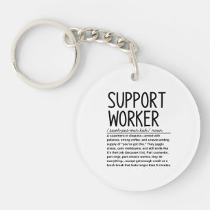 Porte-clefs Collaborateur du support