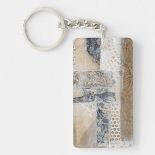 Porte-clefs Collage I de dentelle