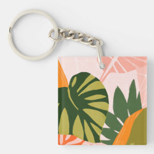 Porte-clefs Collage Jungle I
