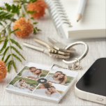 Porte-clefs Collage moderne Cadeau photo de famille personnali<br><div class="desc">Collage moderne Cadeau photo de famille personnalisée</div>