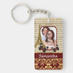 Porte-clefs Collage Paris vintage