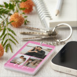Porte-clefs Collage photo et texte personnalisé<br><div class="desc">Faites un porte - clé photo personnalisé de Ricaso - ajoutez vos propres photos et texte - photo collage cadeaux</div>
