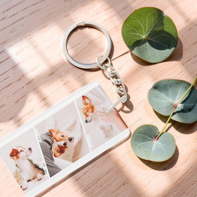 Porte-clefs Collage Souvenir Moderne pour Multi-Propriétaire d (Créateur téléchargé)