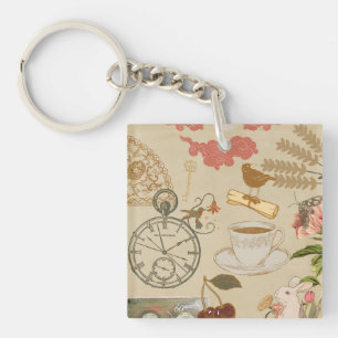 Porte-clefs Collage vintage