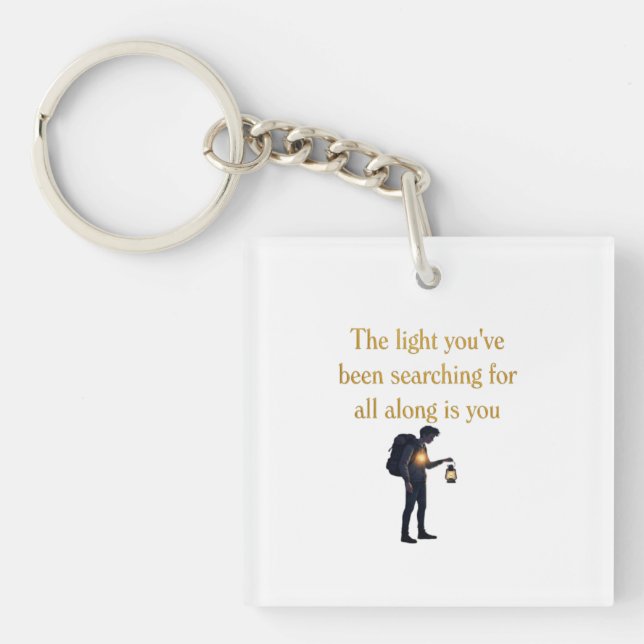 Porte-clefs Collection Chemin vers la pleine conscience et le  (Devant)