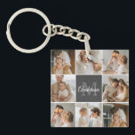 Porte-clefs Collection Famille Moderne Photo & cadeau personna<br><div class="desc">Capturez les moments chauds de votre famille moderne dans une photo de collage magnifiquement conçue. Célébrez le rire, l'amour et les souvenirs chéris avec ce chef-d'oeuvre personnalisé, disponible exclusivement sur Zazzle. Créez un montage étonnant qui résume l'essence de votre dynamique familiale unique - des célébrations marquantes aux aventures quotidiennes. Conçu...</div>