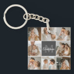 Porte-clefs Collection Famille Moderne Photo & cadeau personna<br><div class="desc">Capturez les moments chauds de votre famille moderne dans une photo de collage magnifiquement conçue. Célébrez le rire, l'amour et les souvenirs chéris avec ce chef-d'oeuvre personnalisé, disponible exclusivement sur Zazzle. Créez un montage étonnant qui résume l'essence de votre dynamique familiale unique - des célébrations marquantes aux aventures quotidiennes. Conçu...</div>
