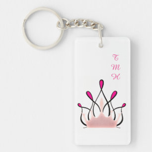 Porte-clefs COLLECTION TMH - Porte - clé acrylique rose