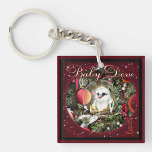 Porte-clefs Colombe bébé