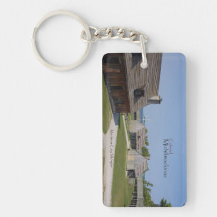 Porte-clefs Colonial Michilmackinac acrylique double face