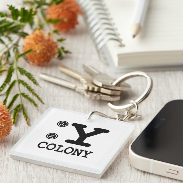 Porte-clefs Colonie (Devant Droit)