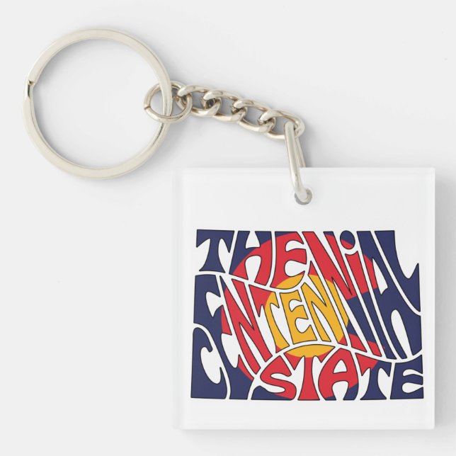 Porte-clefs Colorado Surnom Art Word (Devant)