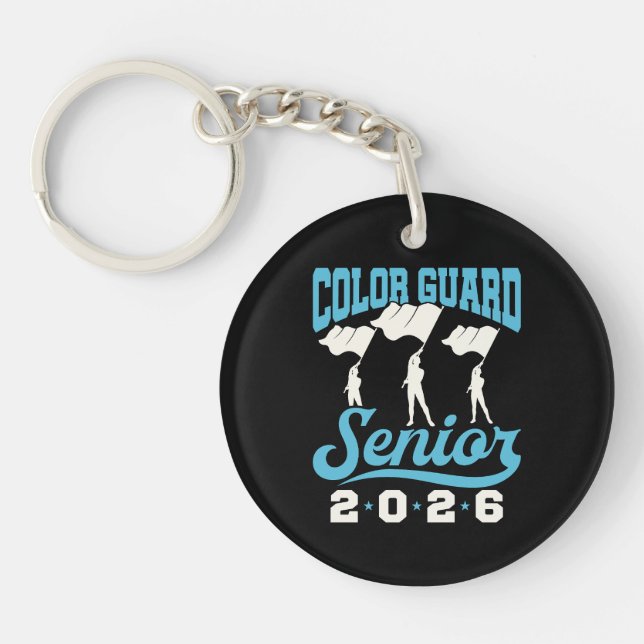 Porte-clefs Colour Guard Senior Class of 2026 Graduation (Devant)